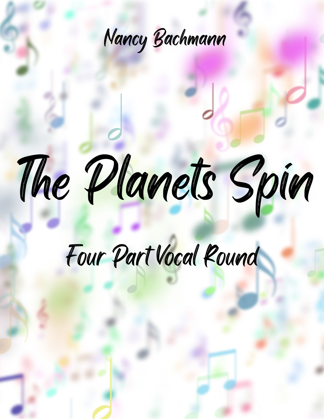 The Planets Spin - A Four-Part Round von Nancy Bachmann Noten zum 4 ...