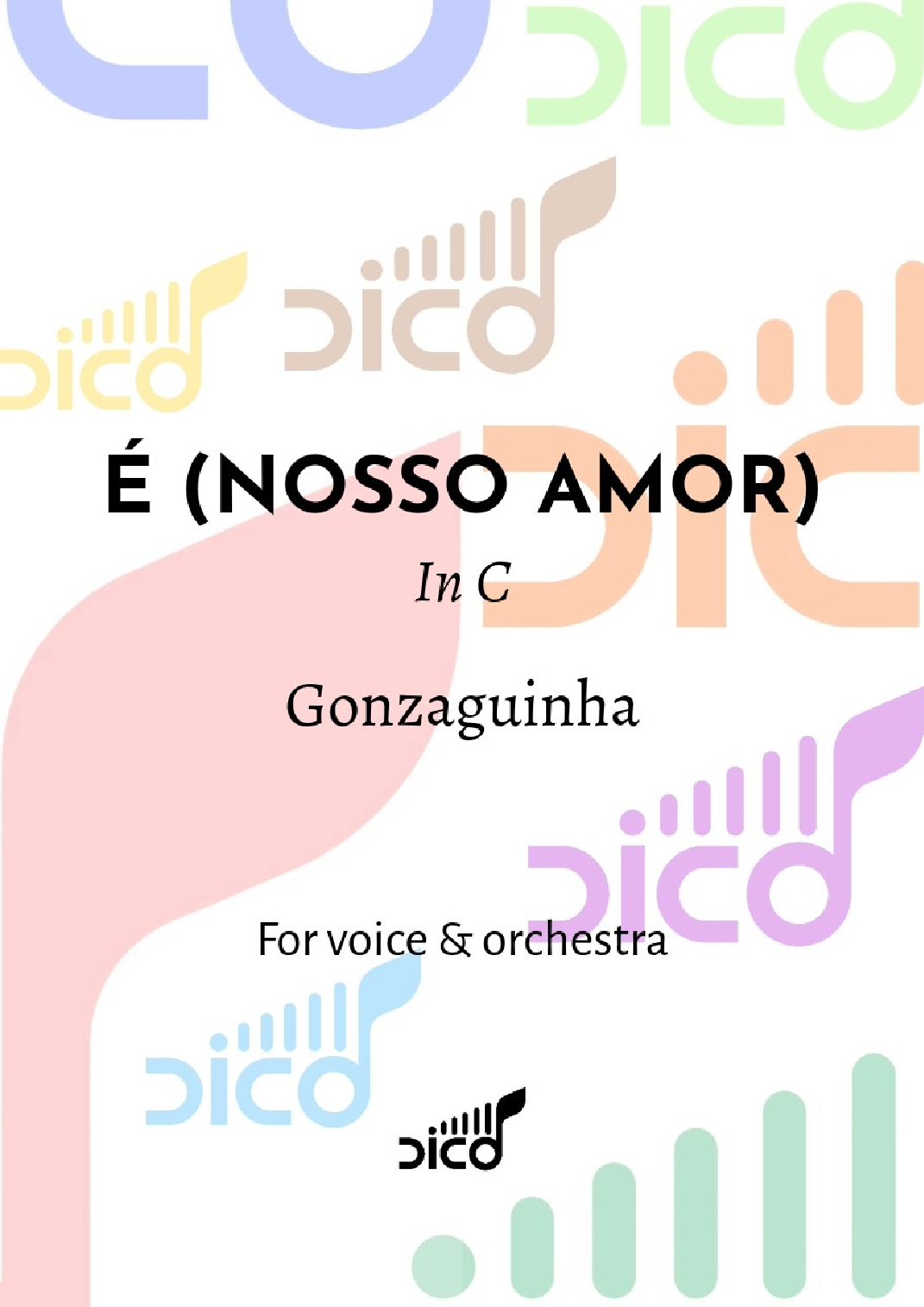 E' (arr. Dico) by Gonzaguinha 管弦乐团 - 预览