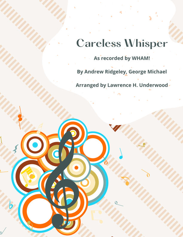 Careless Whisper Partituras Wham! featuring Michael Baritone