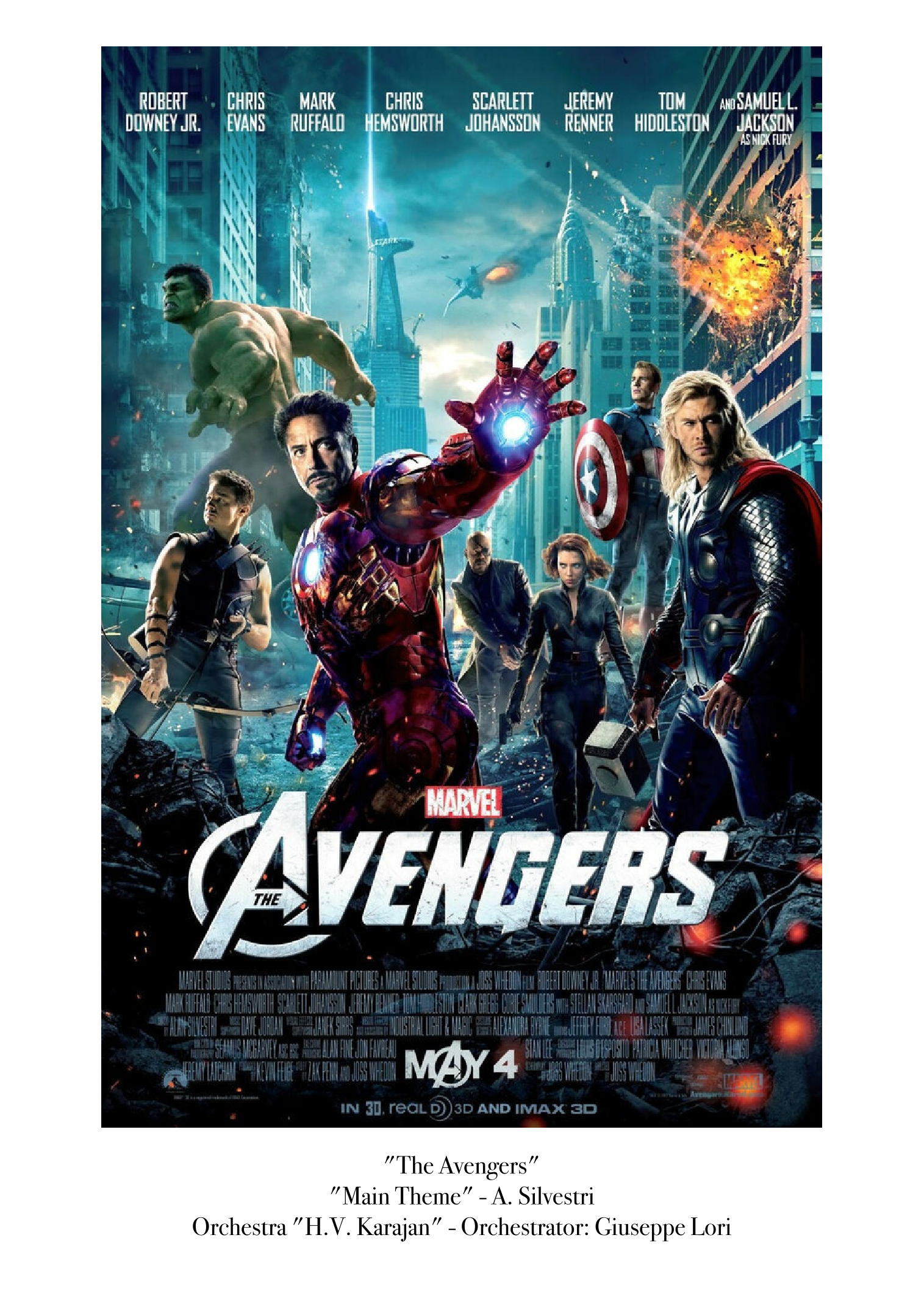 Avengers: Endgame (arr. Giuseppe Lori) by Alan Silvestri Full Orchestra (复仇者联盟4:终局之战 - 管弦乐团全谱) - 预览
