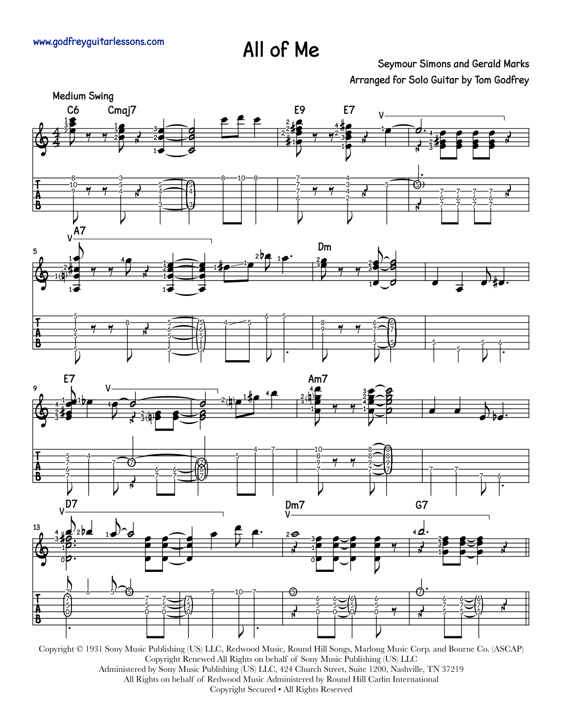 All Of Me arr Tom Godfrey By Billie Holiday Sheet Music For Guitar all-of-me-arr-tom-godfrey-by-billie-holiday-sheet-music-for-guitar