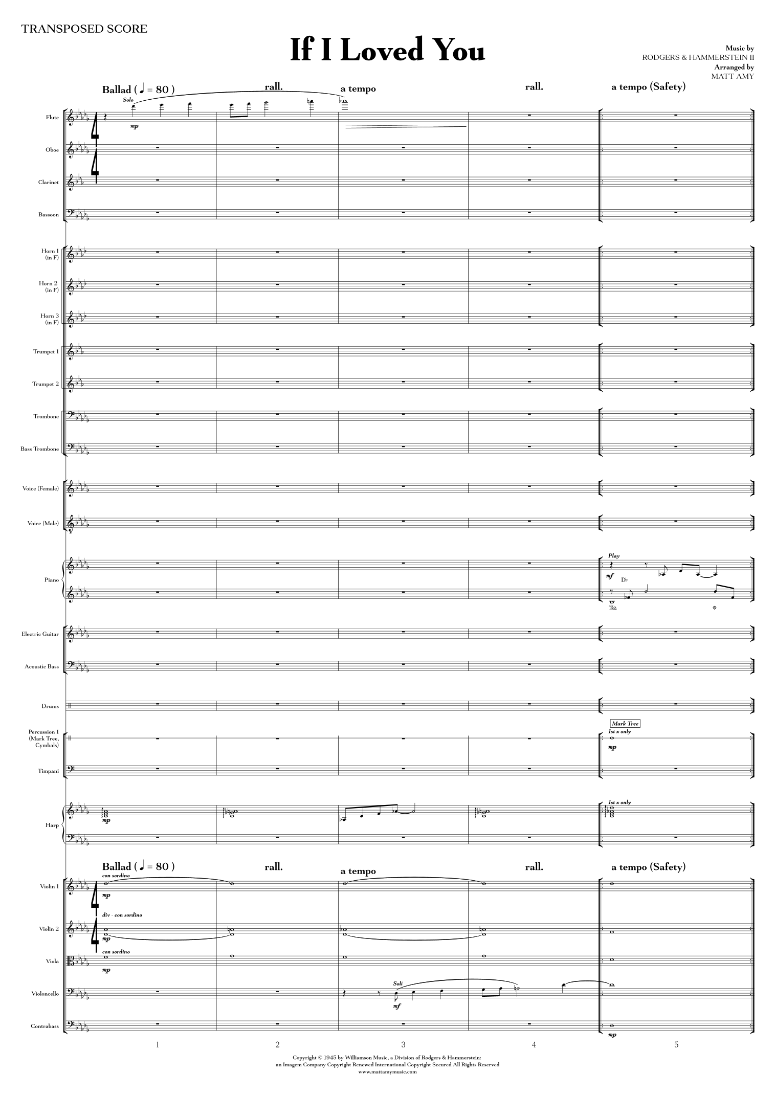 If I Loved You (arr. Matt Amy) by Richard Rodgers 管弦乐团 - 预览