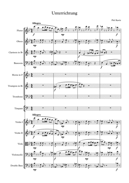 Unterrichtung - Orchestral by Phil Rawle Full Orchestra - 预览