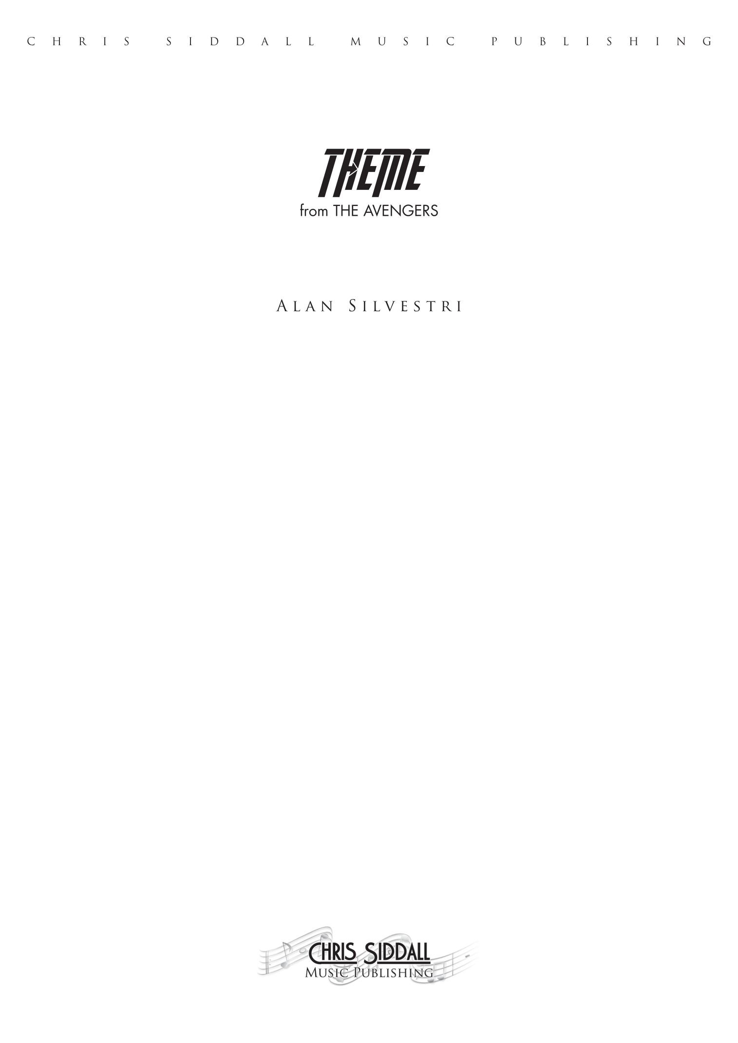 The Avengers - Score Only (arr. Chris Siddall) by Alan Silvestri Full Orchestra