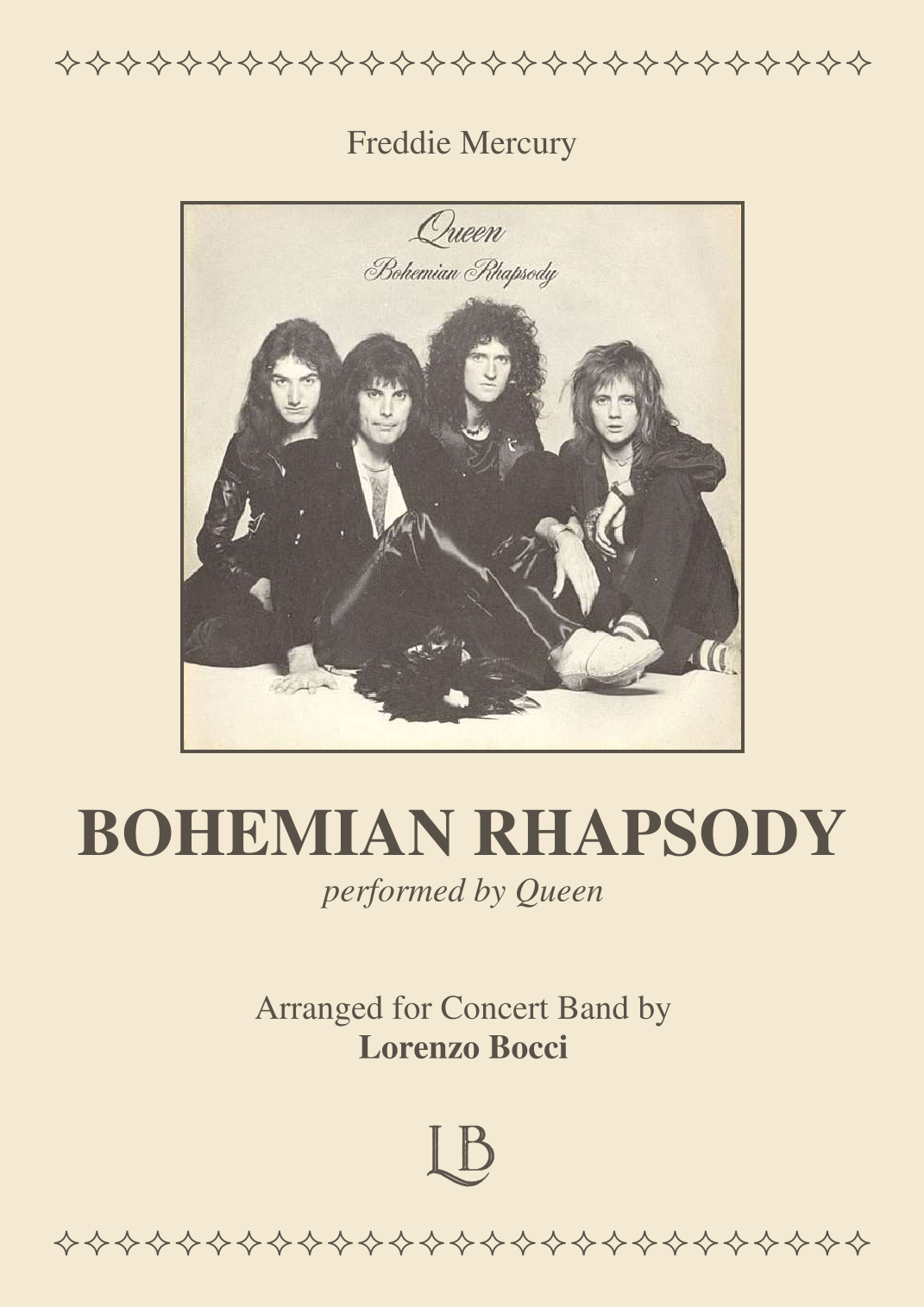 Bohemian Rhapsody (arr. Lorenzo Bocci) por Queen Partituras para Banda ...