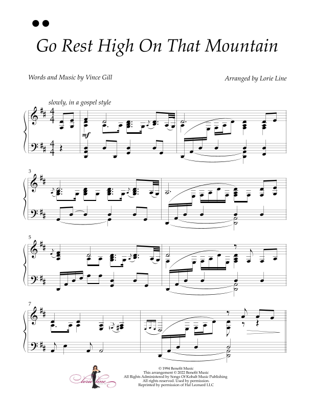 Go Rest High On That Mountain For Trumpet And Tuba/Bass Sheet Music For Trombone Tenor, Trumpet Other (Brass Duet - View #4