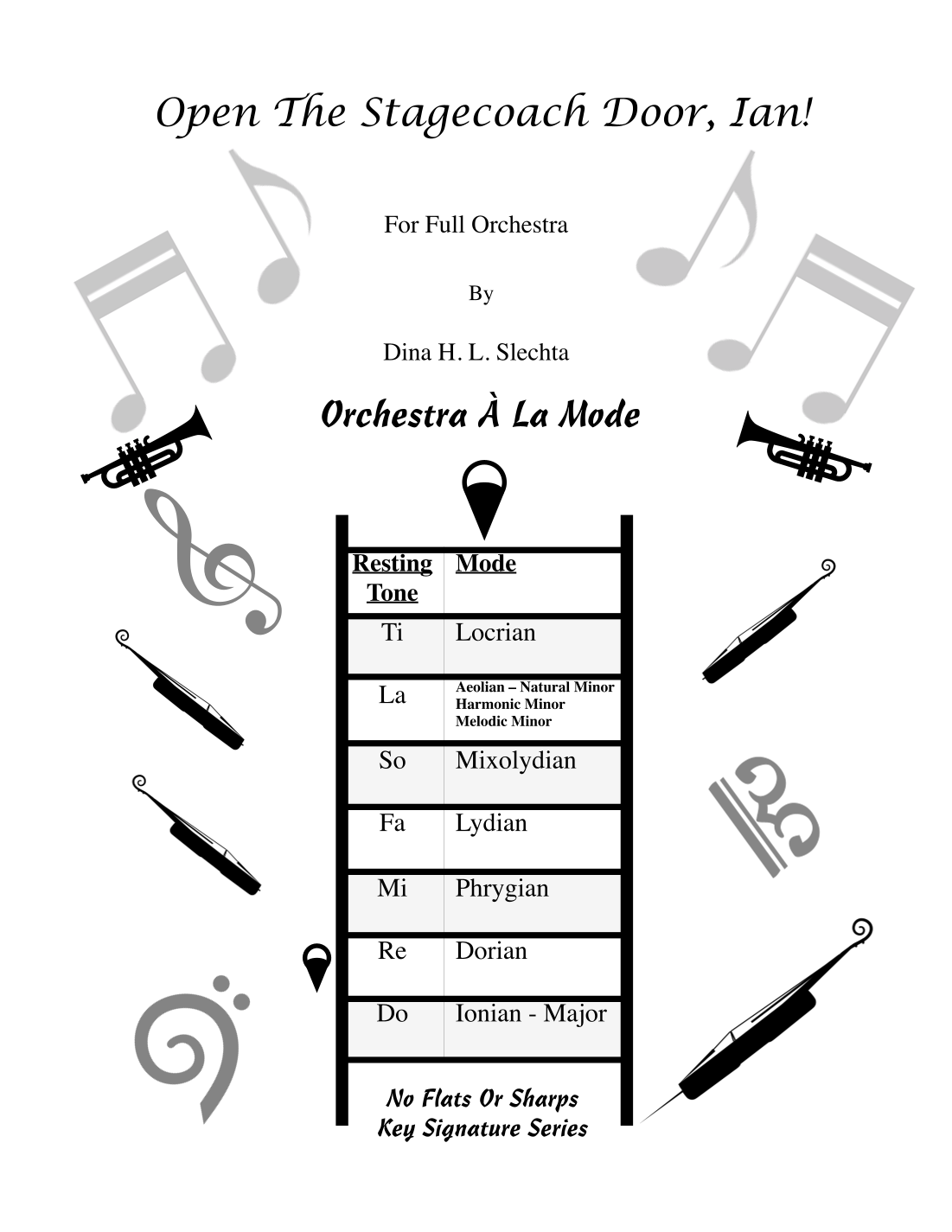 Open The Stagecoach Door, Ian! (Orchestra A La Mode) Full Orchestra by Dina H. L. Slechta Full Orchestra