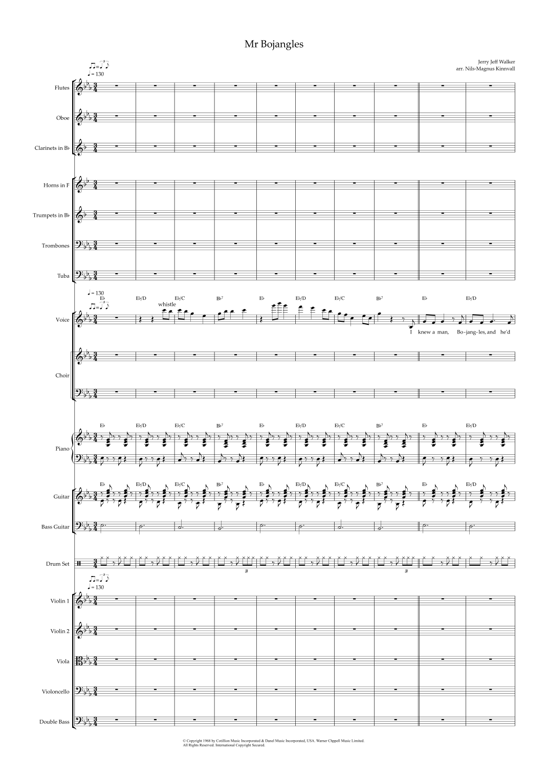 Mr. Bojangles (arr. Nils-Magnus Kinnvall) by Jerry Jeff Walker 管弦乐团 - 预览
