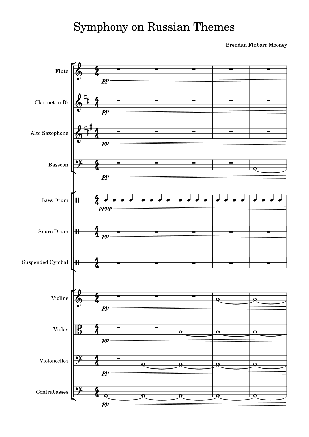 Brendan Finbarr Mooney 的《俄罗斯主题交响曲》(Symphony on Russian Themes) 管弦乐团 - 预览