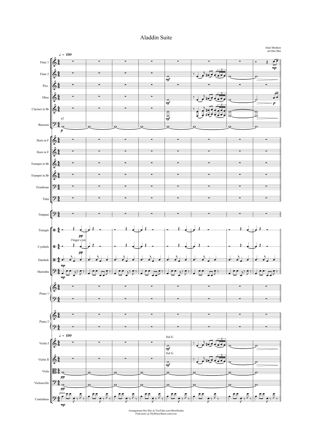 Arabian Nights (arr. Hai Mai) by Will Smith 管弦乐团 - 预览