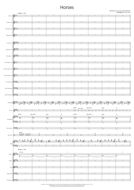 The Horses (arr. Matt Amy) by Rickie Lee Jones 管弦乐团 - 预览