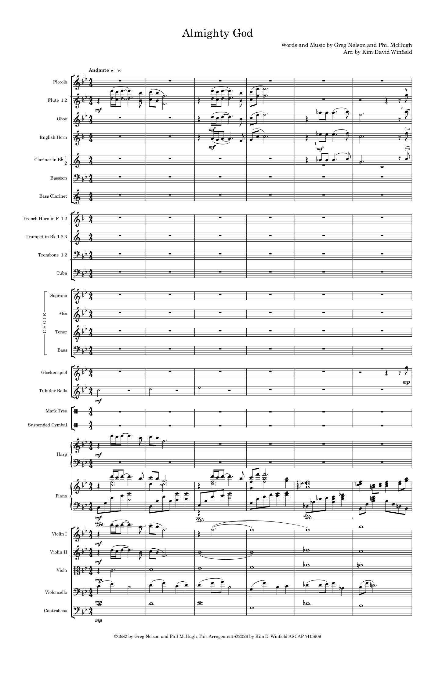 Almighty God (arr. Kim David Winfield) by Phill McHugh 管弦乐团 - 预览