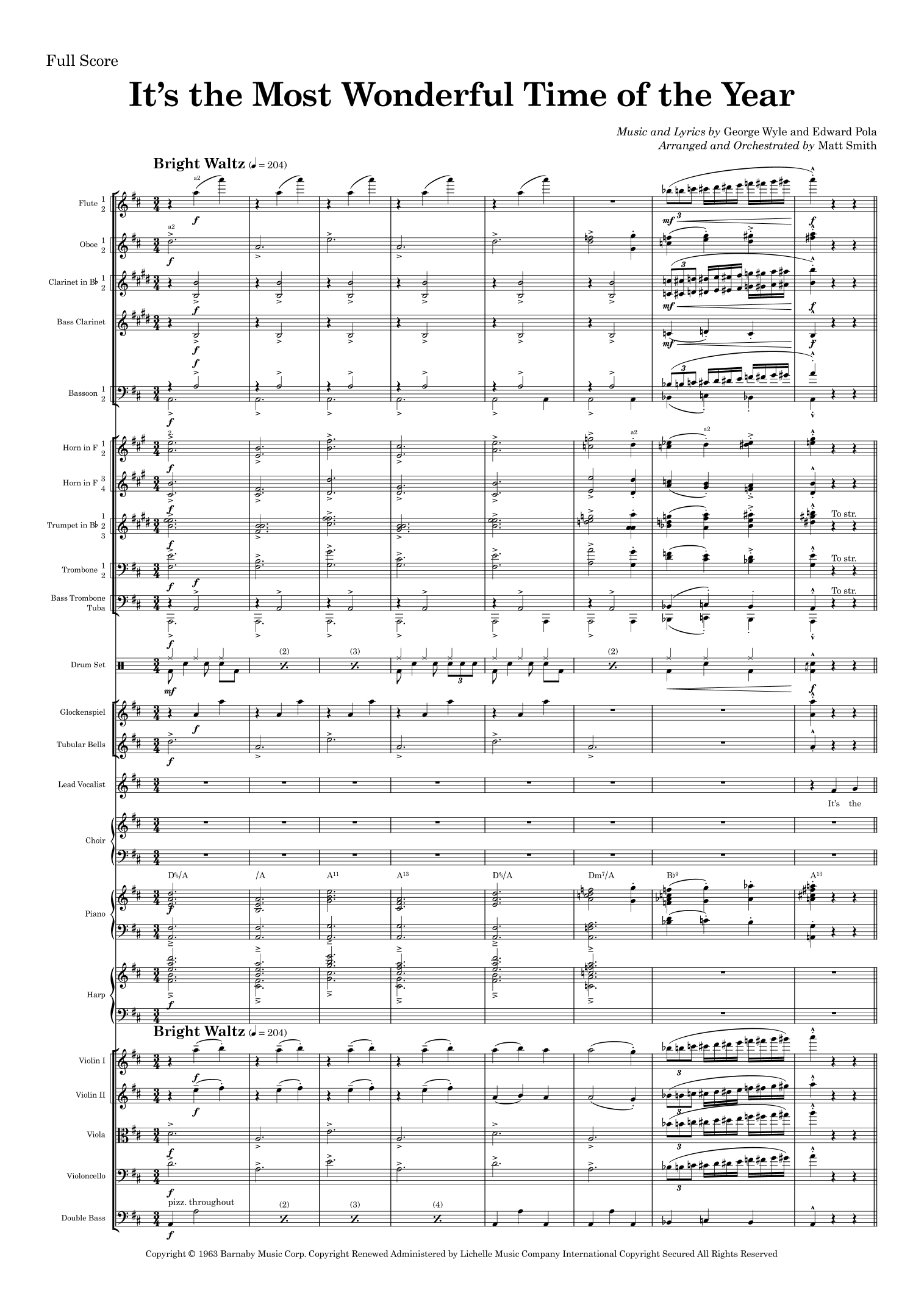 It's The Most Wonderful Time Of The Year (arr. Matt Smith) by Andy