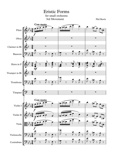 Eristic Forms - 3rd Mvt. by Phil Rawle 管弦乐团 - 预览