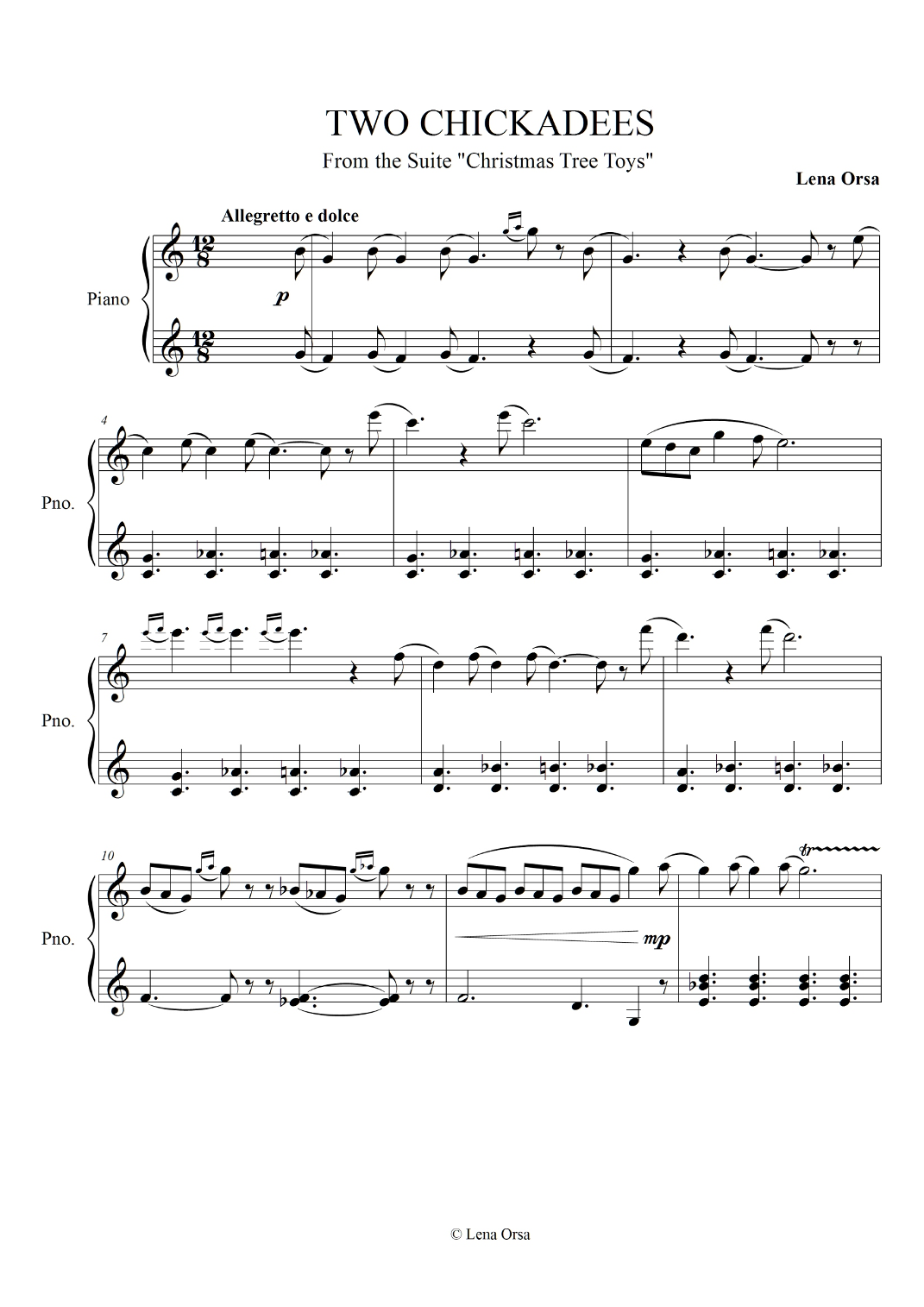 Easy christmas songs piano pdf