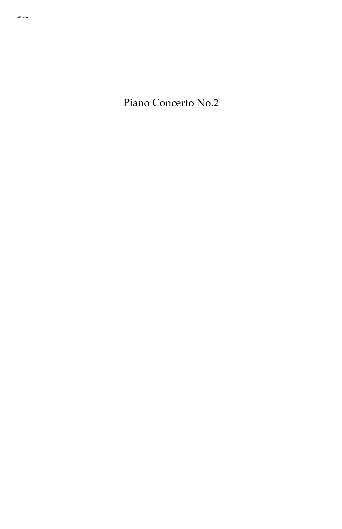 Piano Concerto No.2 by dubiell de zarraga 第二钢琴协奏曲 管弦乐团 - 预览