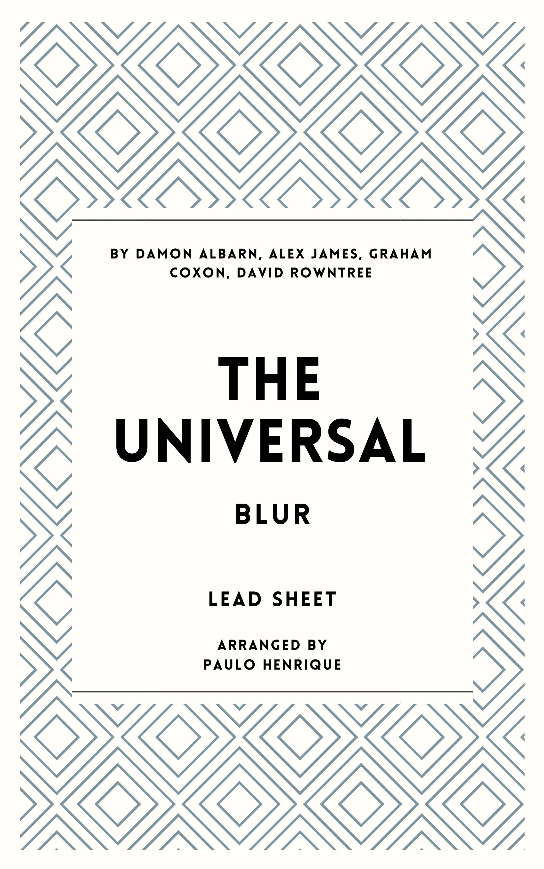 the-universal-arr-paulo-henrique-by-blur-sheet-music-for-lead-sheet