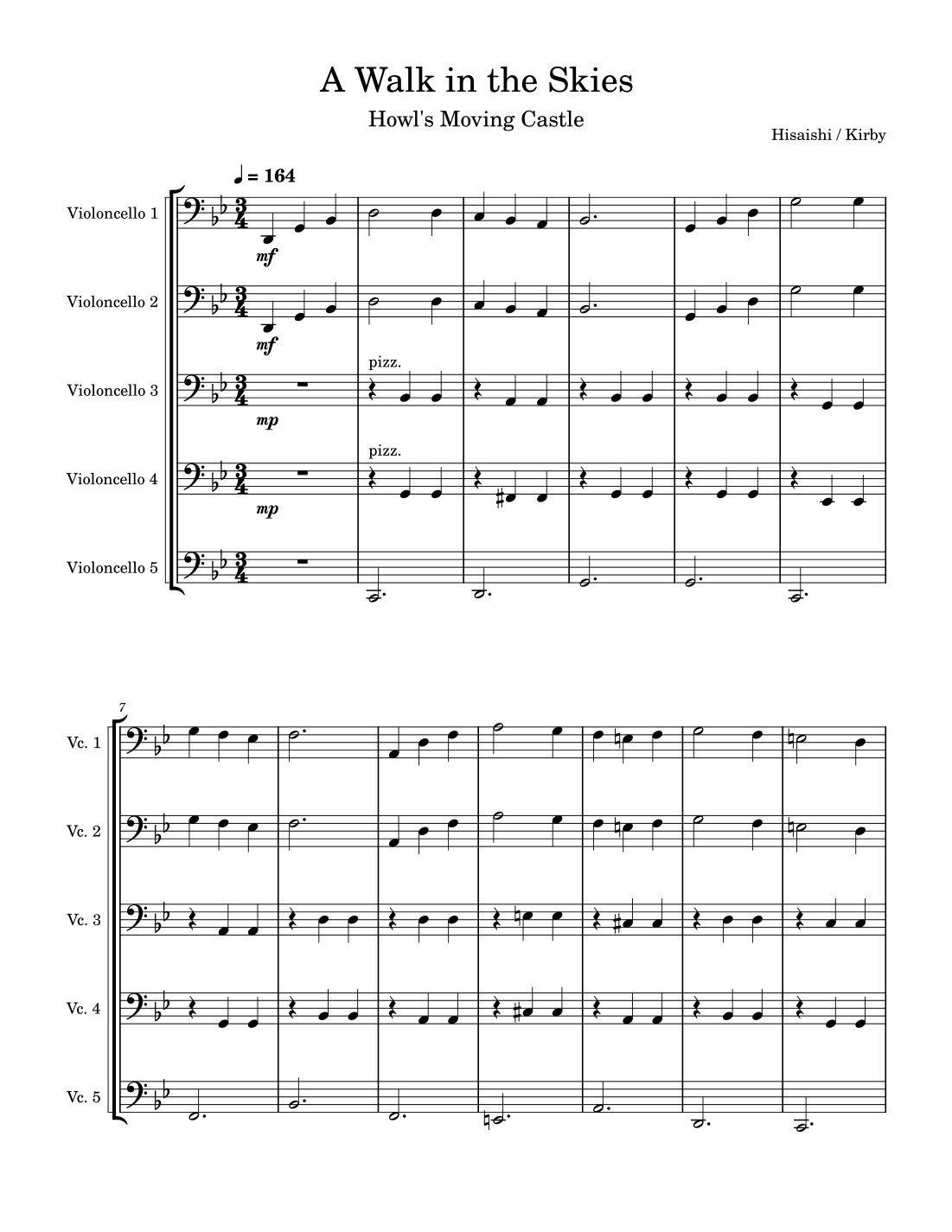 Howl's Moving Castle (arr. Savannah K par Joe Hisaishi Partitions pour ...