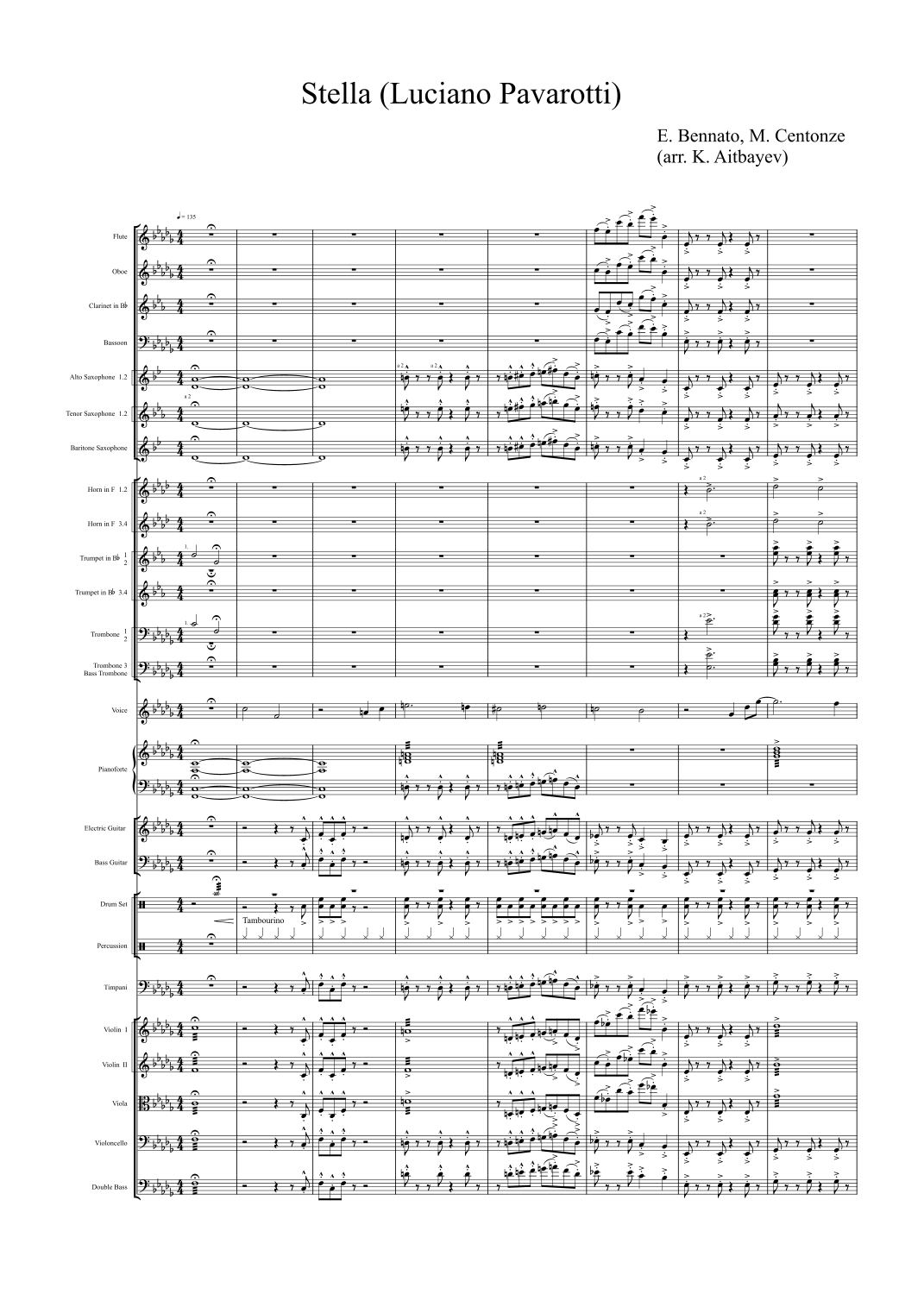 Stella (arr. Kassym Aitbayev) by Edoardo Bennato 管弦乐团 - 预览