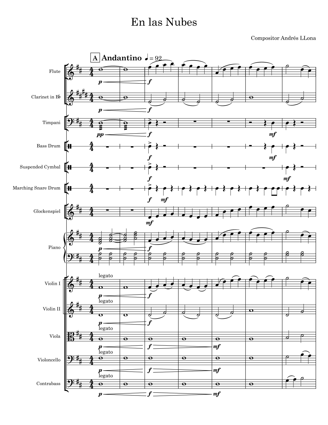 En las Nubes by Andrés LLona Full Orchestra