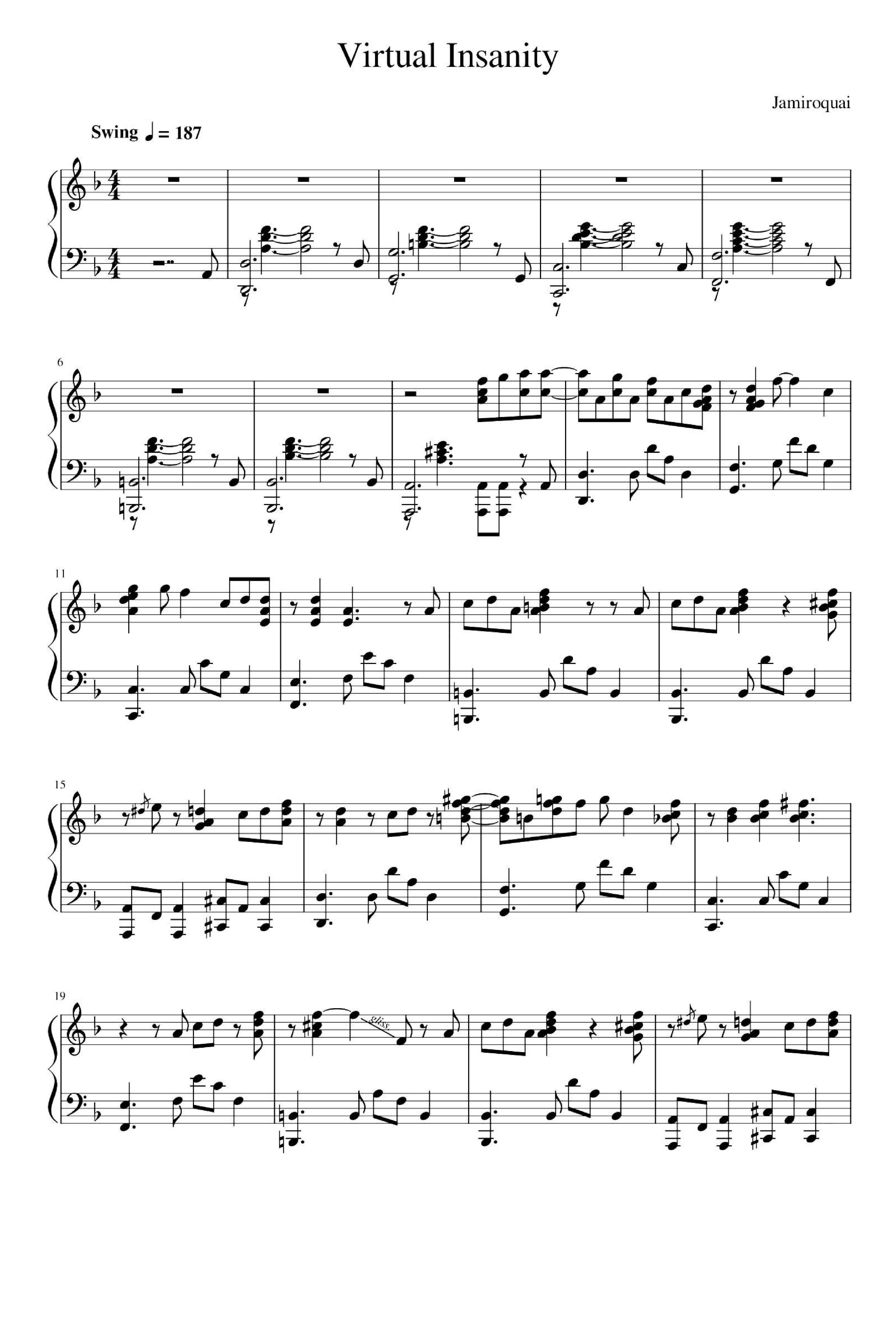 Music Jamiroquai Sheet best バンドスコア - Insanity Virtual Best 