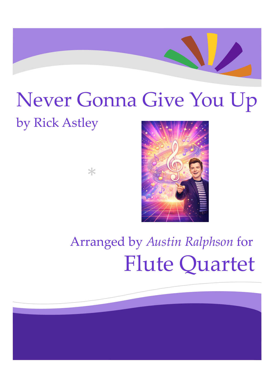 Never Gonna Give You Up by Rick Astley Sheet Music for Woodwind ...