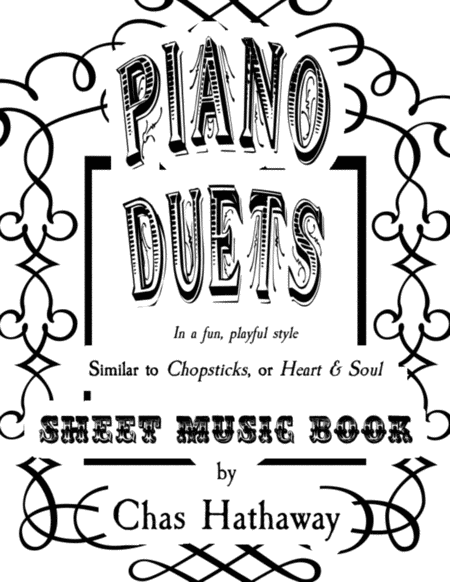 Piano Duets Sheet Music Book Sheet Music | Chas Hathaway | Instrumental Duet