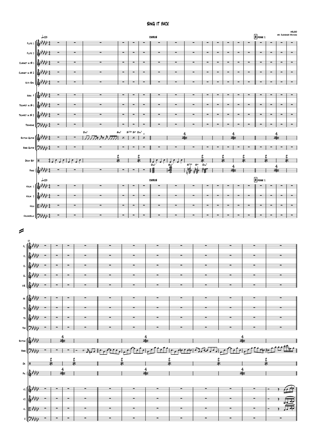 Sing It Back (arr. Oleksandr Movchan) by Moloko 管弦乐团 - 预览