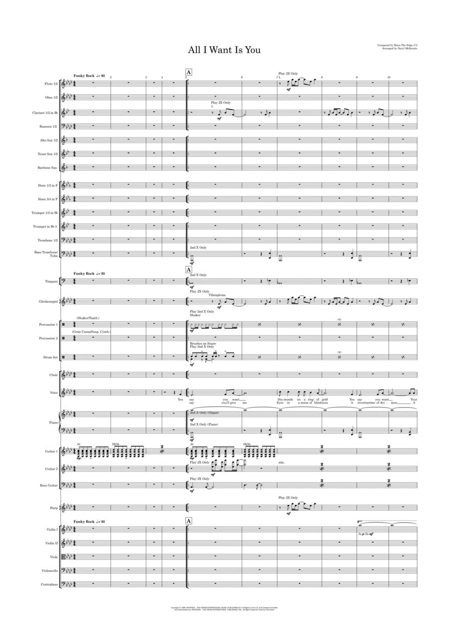 All I Want Is You (arr. Daryl McKenzie) by U2 Full Orchestra
