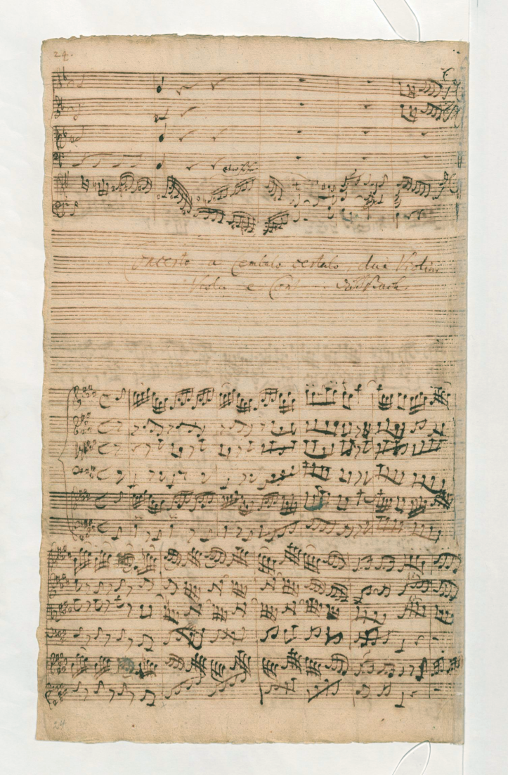 Bach Harpsichord Concerto no. 2 in E major, BWV 1053 Sheet Music