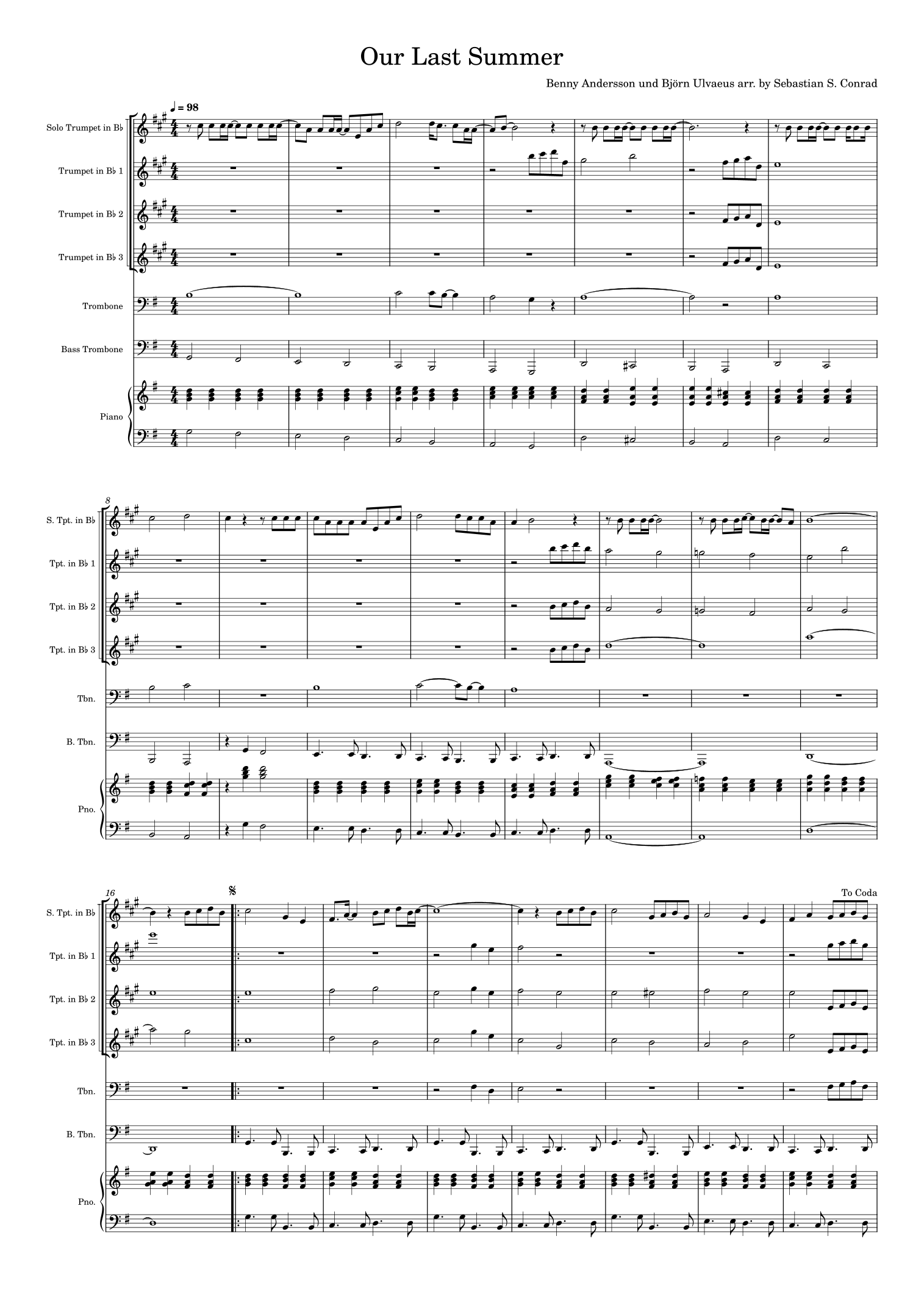 our-last-summer-arr-sebastian-s-conrad-par-abba-partitions-pour