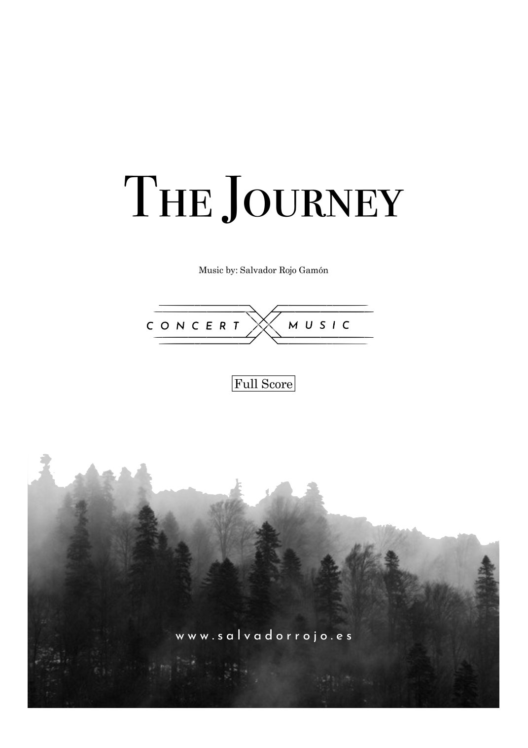 Interactive Digital Sheet Music preview of 'The Journey' by Salvador Rojo Gamón, Orchestra page 1