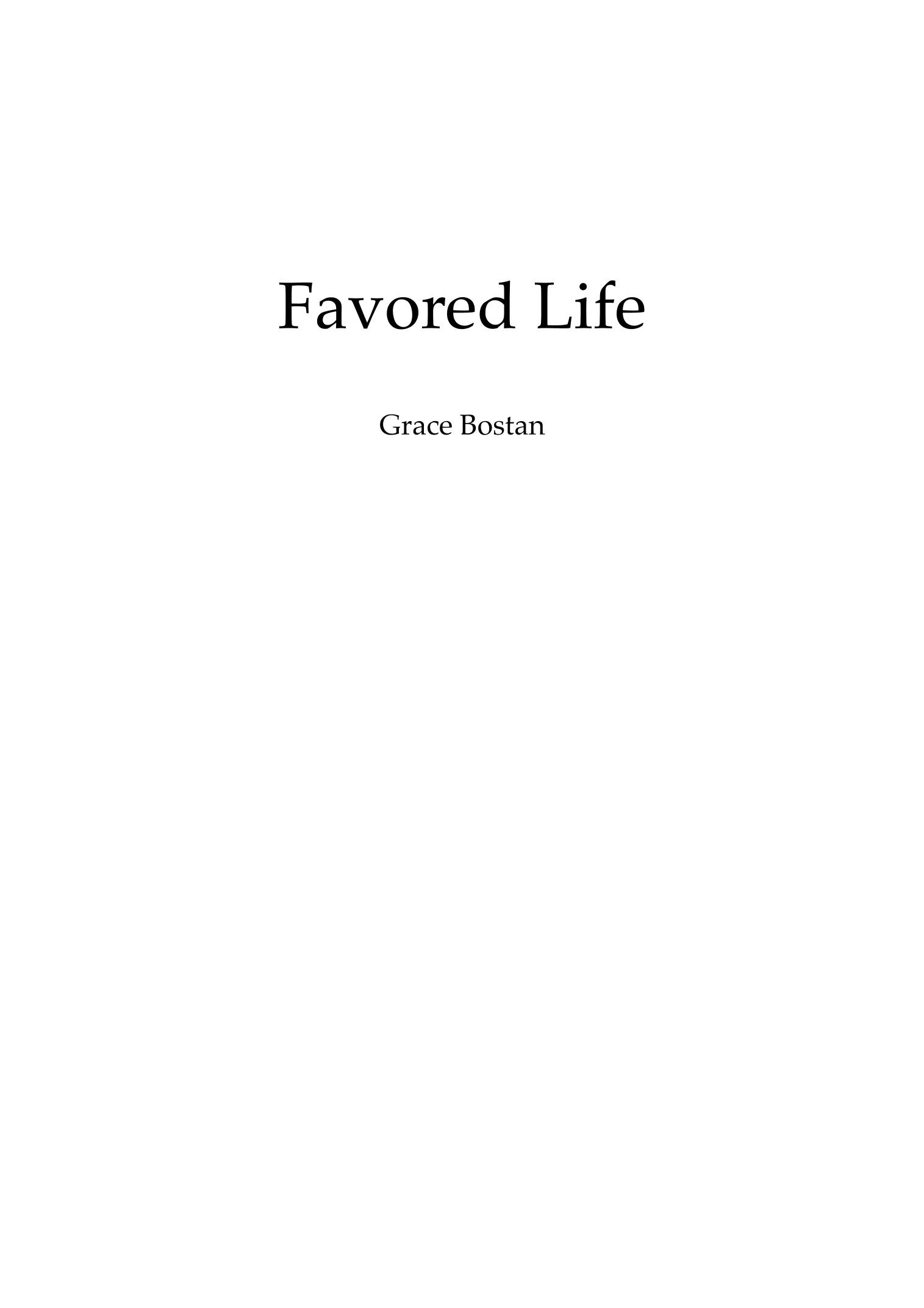Favored Life by Alice Grace 管弦乐团 - 预览