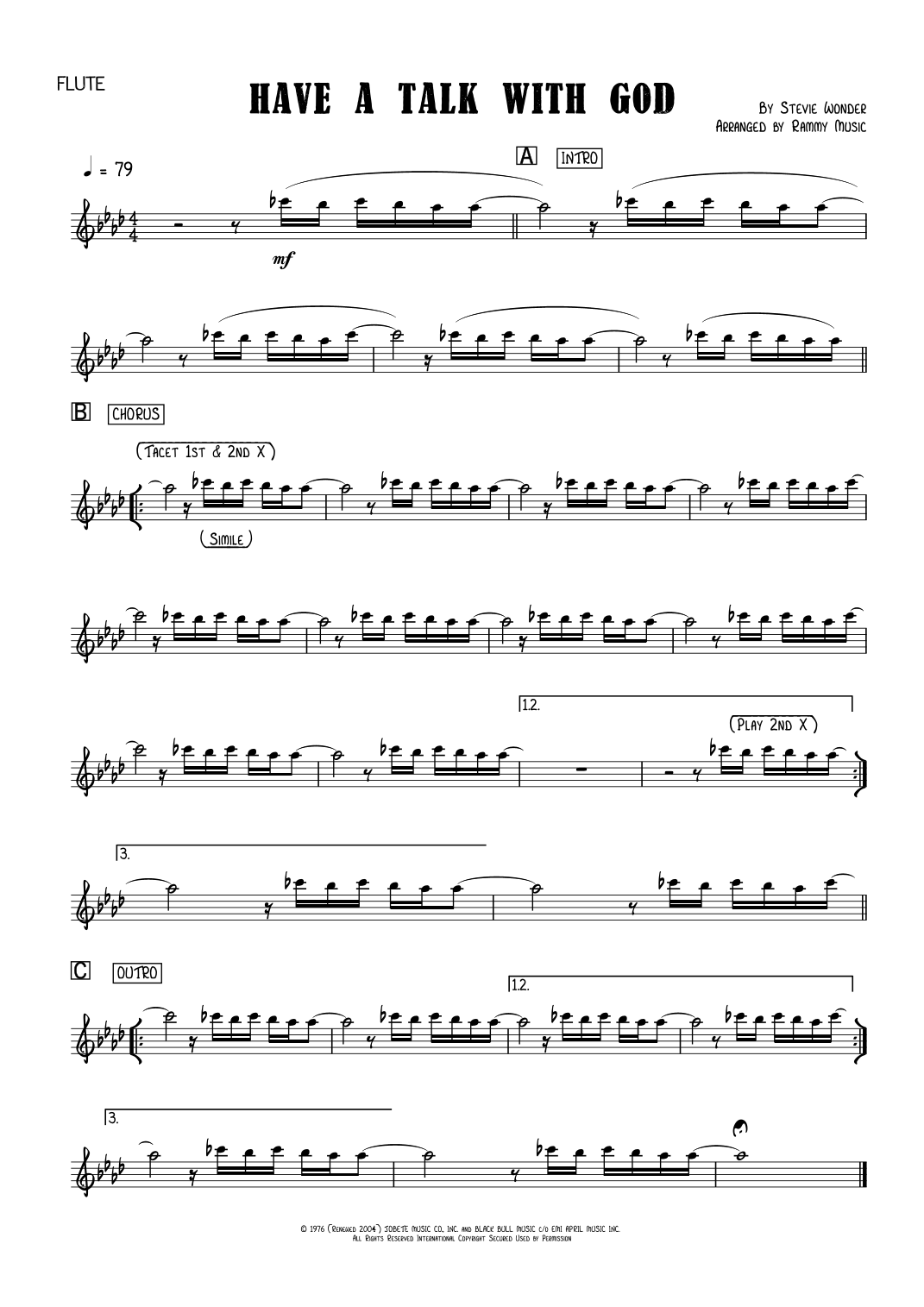 Have A Talk With God (arr. Rammy Music) by Stevie Wonder 管弦乐团 - 预览