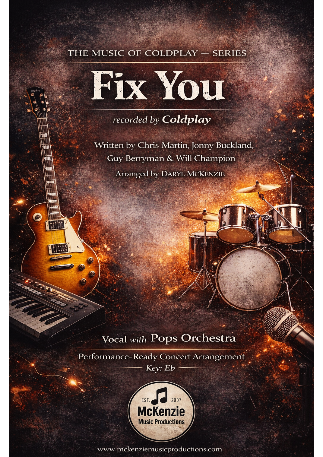 Fix You (arr. Daryl McKenzie) by Coldplay 管弦乐团 - 预览