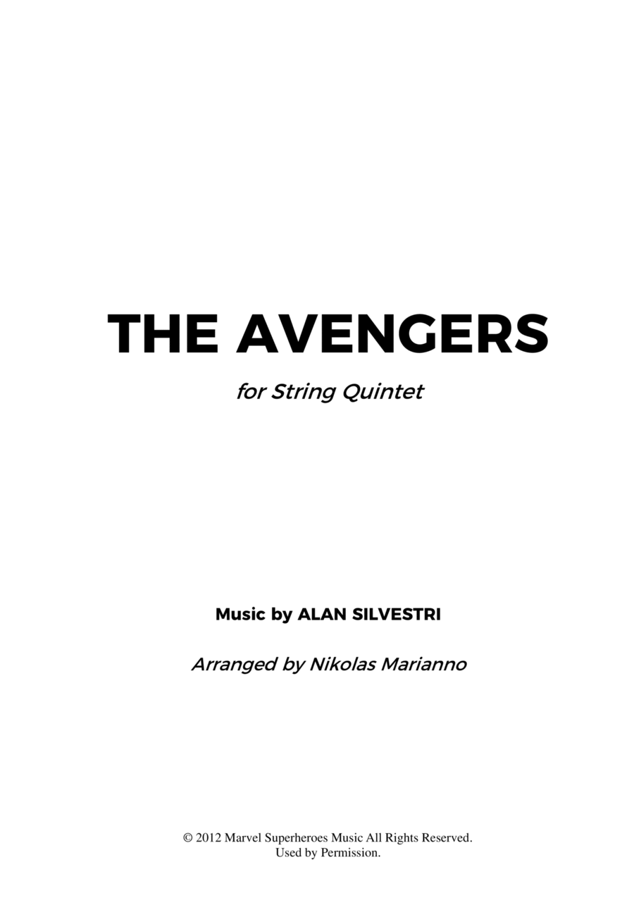 The Avengers Sheet Music Joel McNeely Orchestra