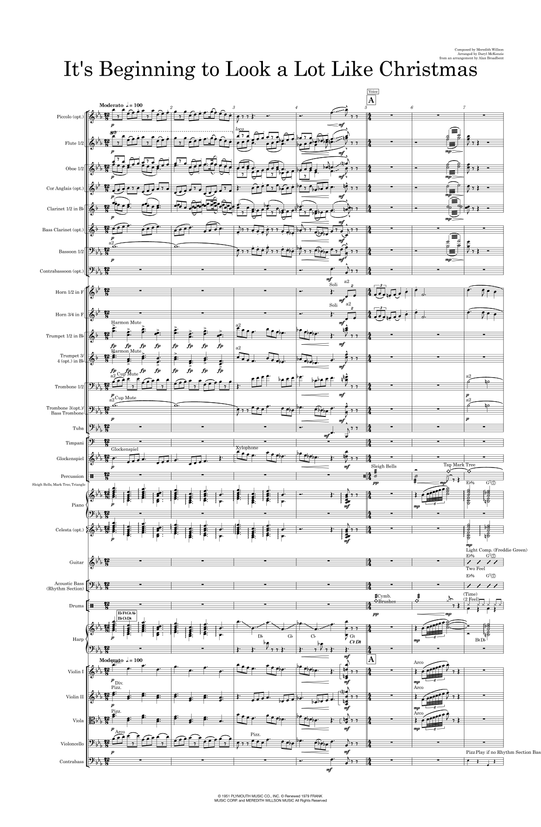 It's Beginning To Look Like Christmas (arr. Daryl McKenzie) by Various Artists Full Orchestra