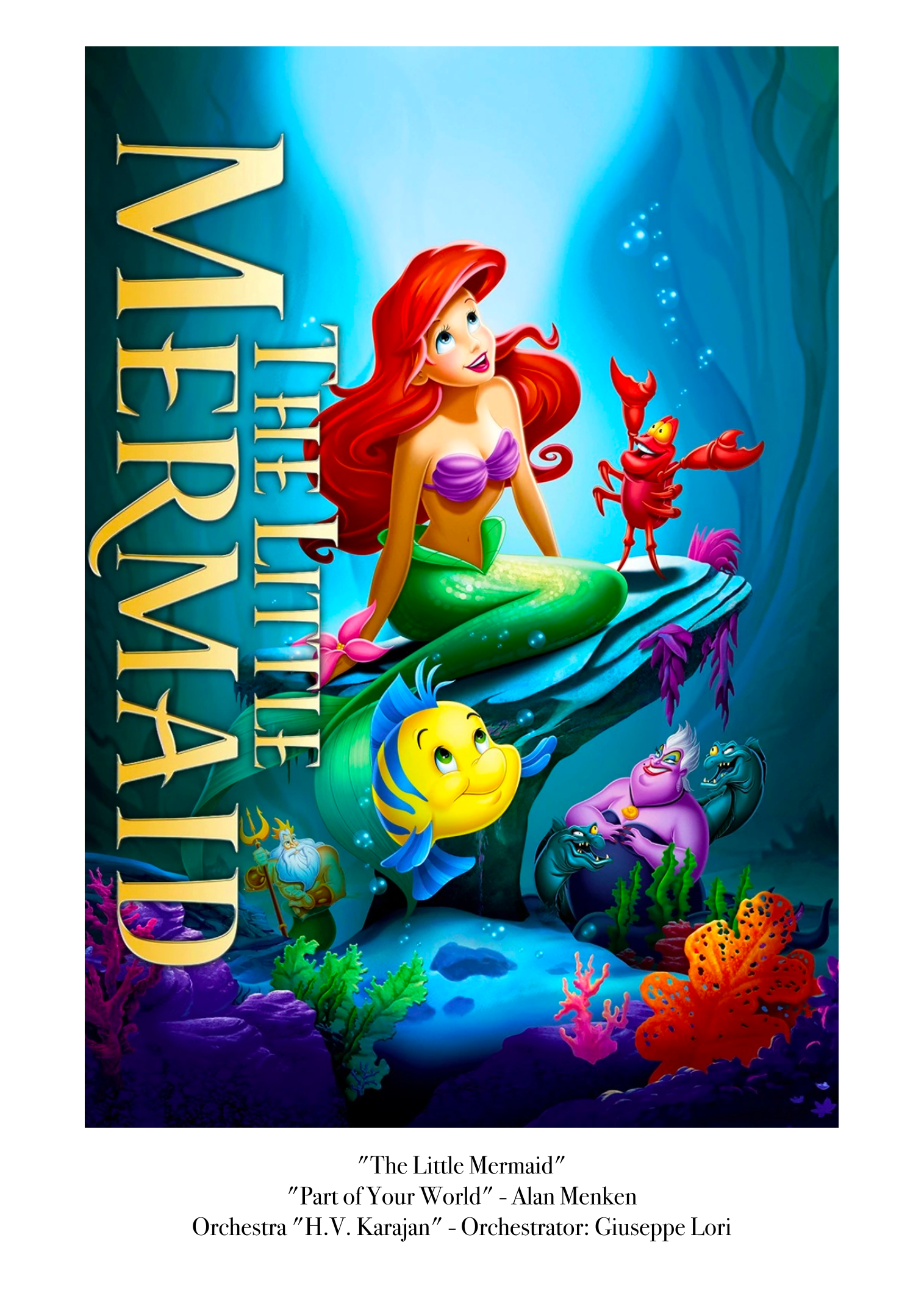Part Of Your World (arr. Giuseppe Lori) by Howard Ashman Full Orchestra (管弦乐总谱) - 预览