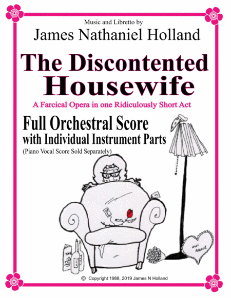 James Nathaniel Holland《The Discontented Housewife》(滑稽歌剧)管弦乐总谱与分谱 Full Orchestra - 预览