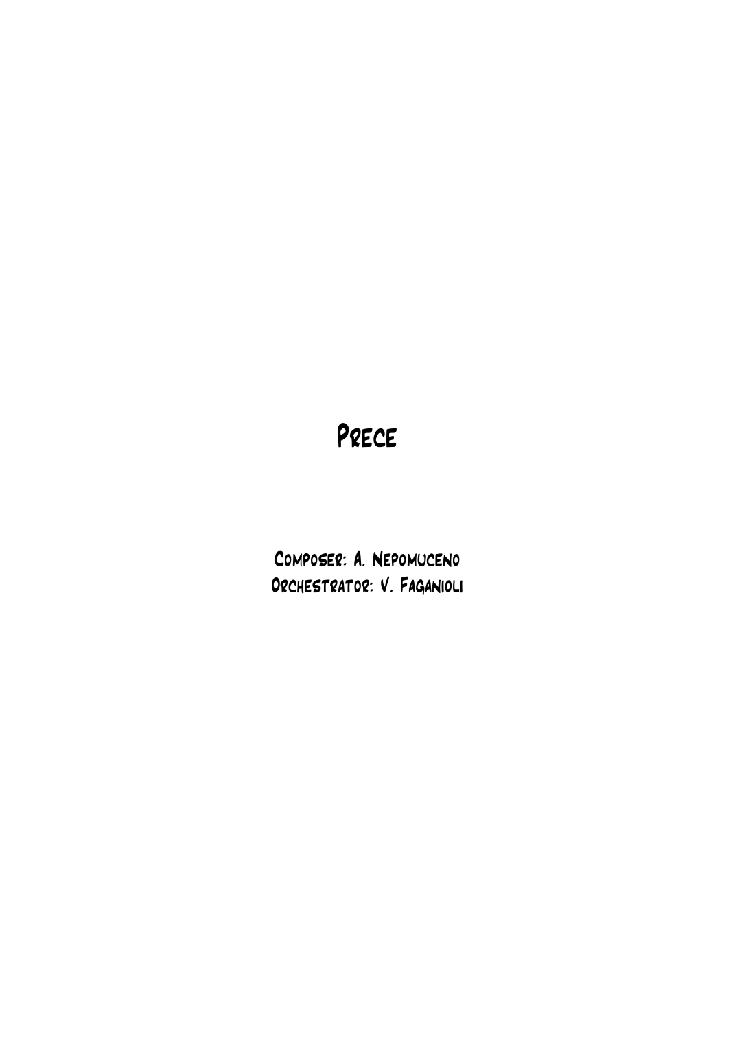 Prece (arr. Valdeci Faganioli) by Valdeci Faganioli 管弦乐团 - 预览