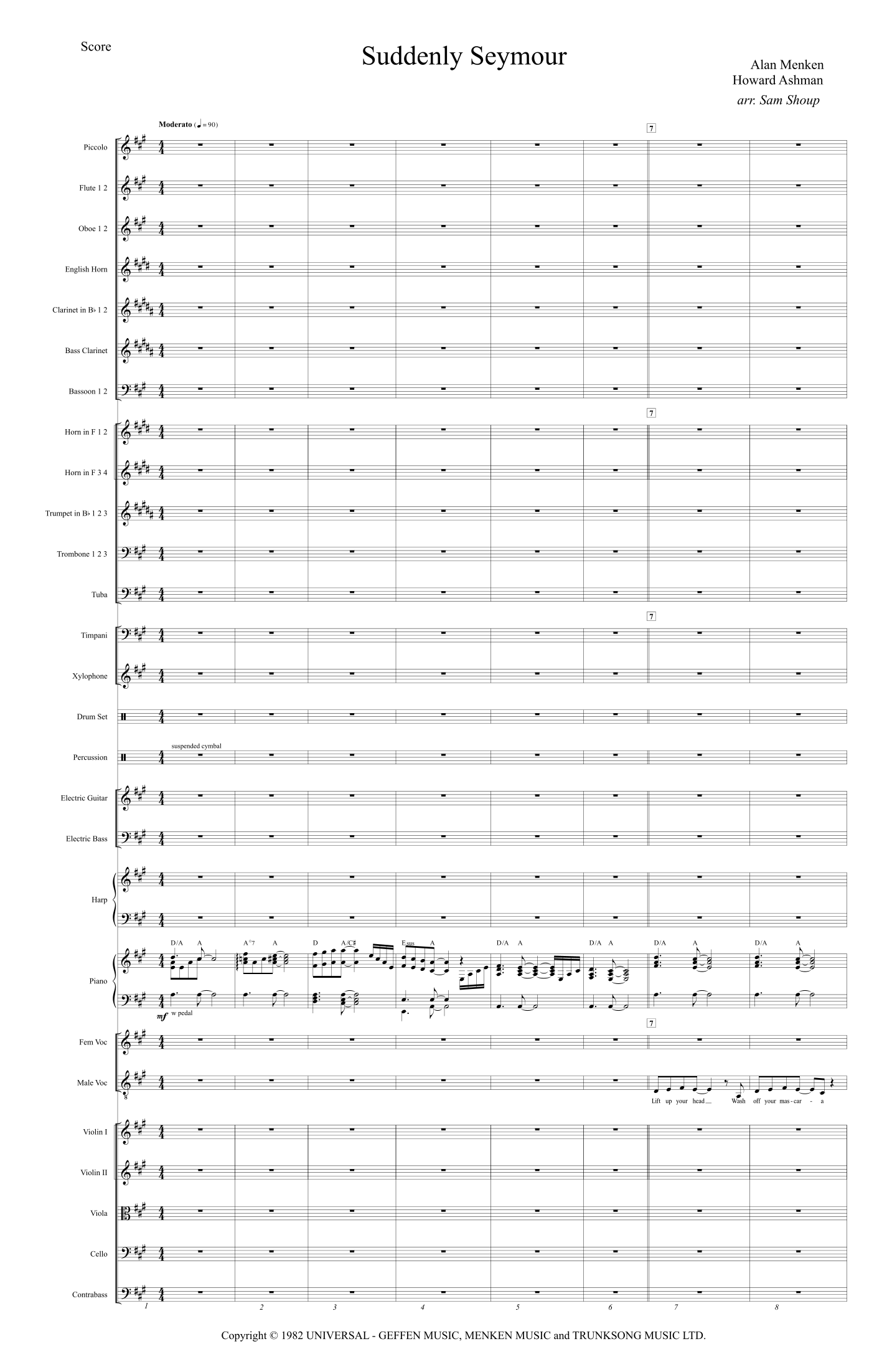 Suddenly Seymour (arr. Sam Shoup) by Jennifer Leigh Warren, Sheila Kay Davis & Le 管弦乐团 - 预览