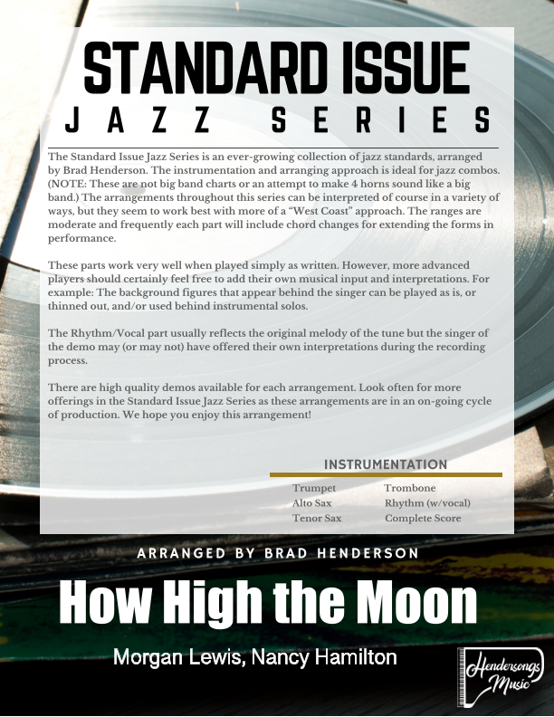 How High The Moon Sheet Music Les Paul & Mary Ford Jazz Ensemble