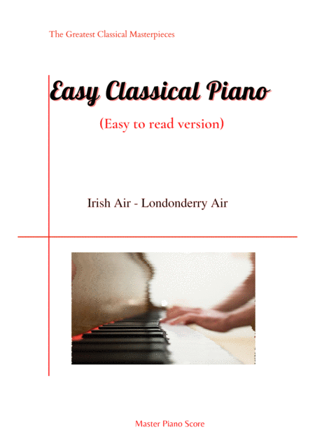 Irish Air - Londonderry Air(Easy piano version) (arr. MPS) Partition Digitale