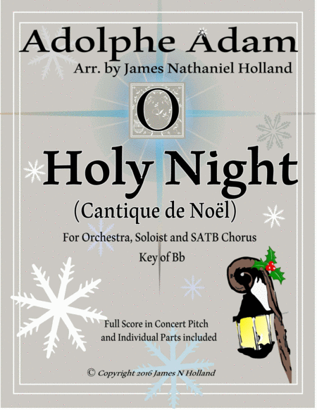 O Holy Night (Cantique de Noel) Adolphe Adam 降B调管弦乐伴奏 (arr. James Nathaniel Holland) by Adolphe Adam 管弦乐团 (Full Orchestra) - 预览