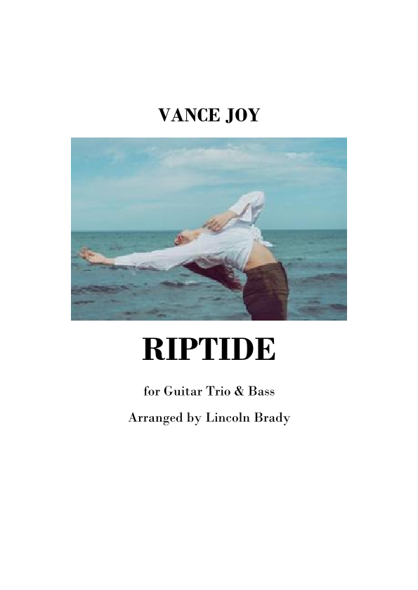 Riptide Partitions Vance Joy Ensemble de Guitares
