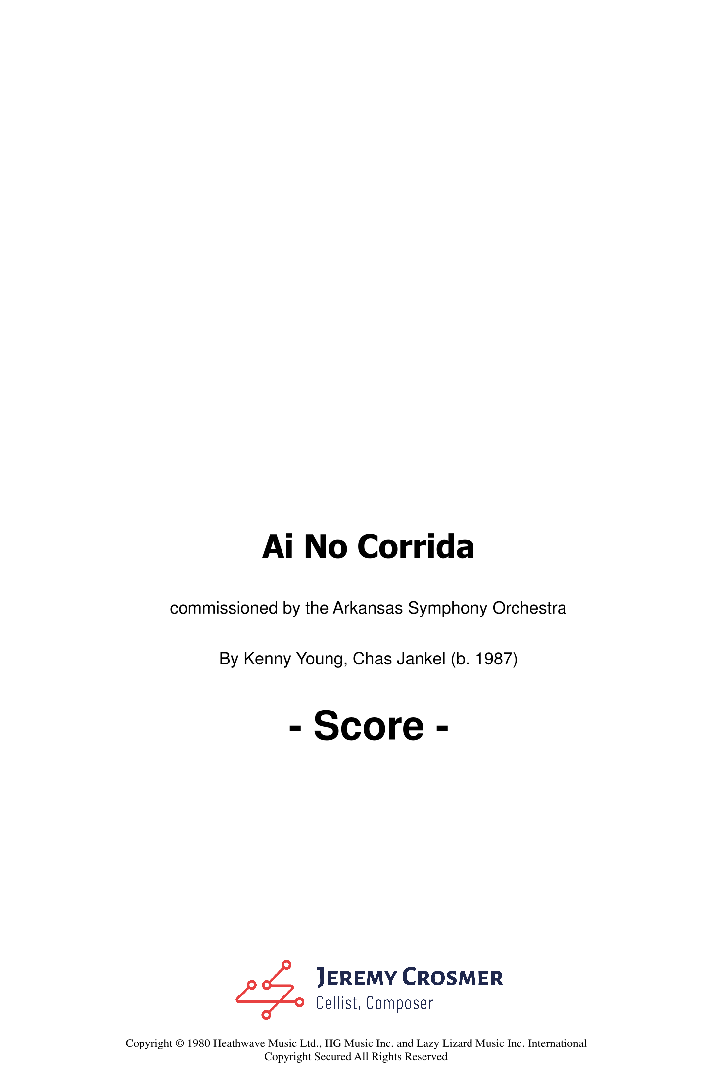 Ai No Corrida (arr. Jeremy Crosmer) by Quincy Jones Feat. Dune 管弦乐团 - 预览