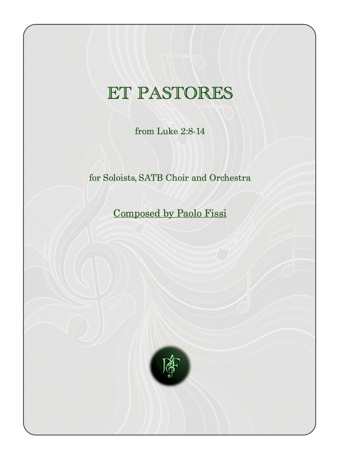 Et Pastores by Paolo Fissi Full Orchestra