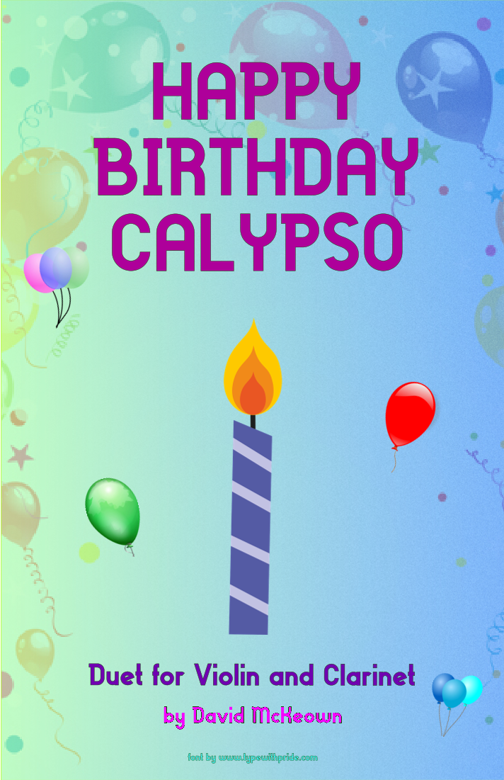 Happy Birthday Calypso, for Violin and Clarinet Duet (arr. David McKeown) Digital Sheet Music