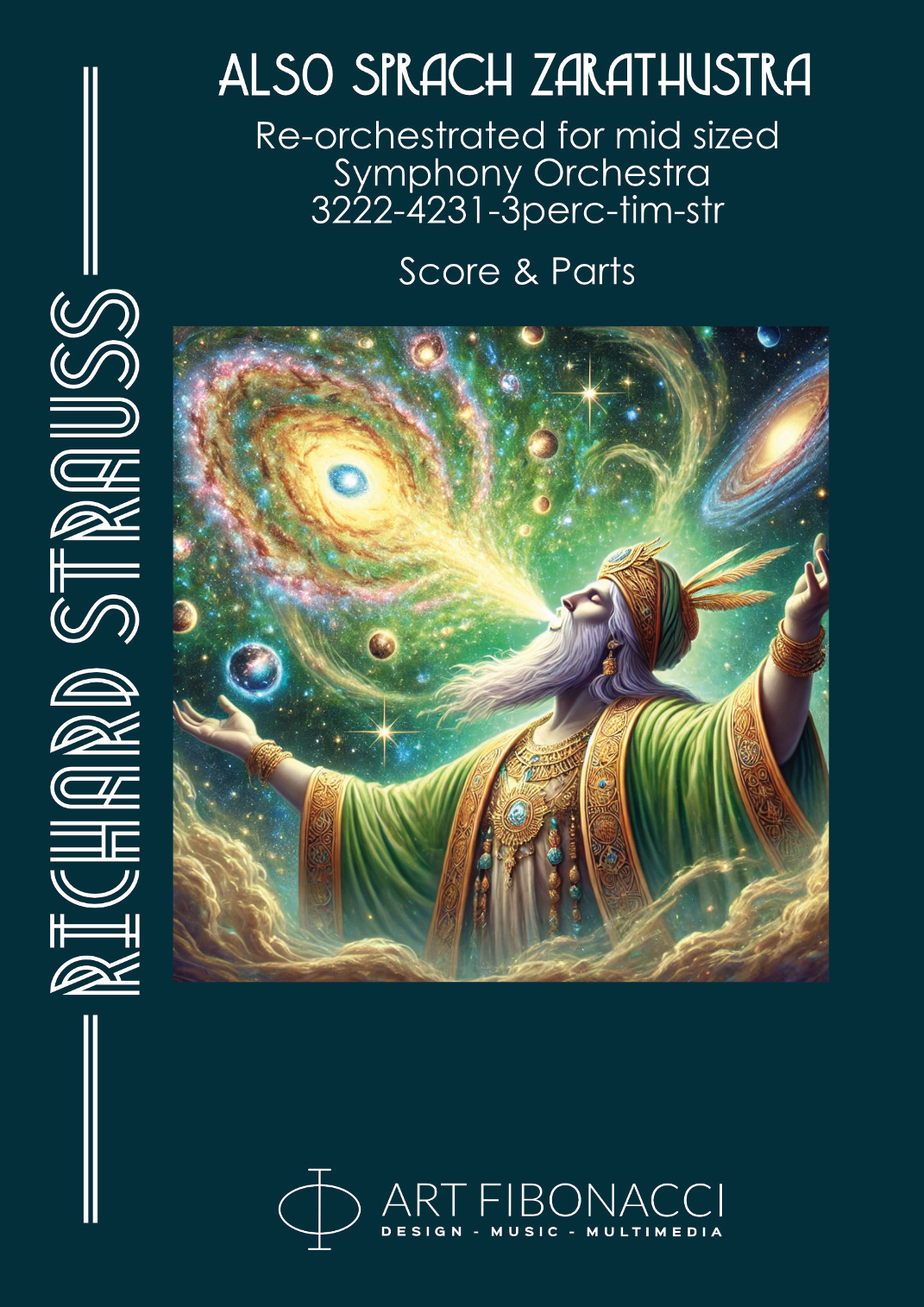 Also Sprach Zarathustra - Richard Strauss - Einleitung "Sonnenaufgang" - A Space Odyssey (arr. Alexander Geluk) by Richard Strauss Full Orchestra