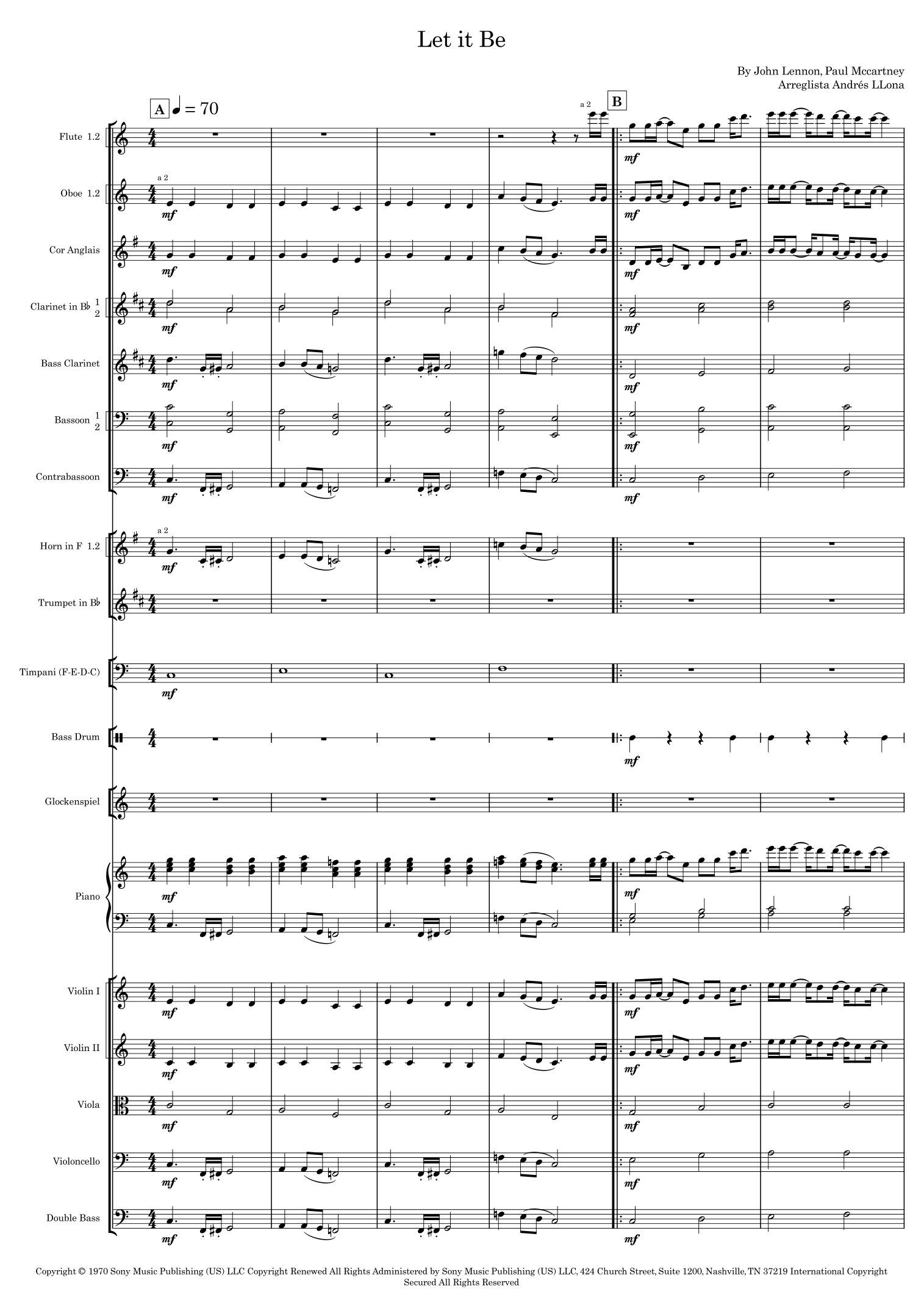Let It Be (arr. Andrés LLona) by Kris Allen 管弦乐团 - 预览